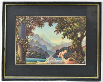 ROBERT ATKINSON FOX (ATTR.) 'LOVE'S PARADISE' FRAMED LITHOGRAPH