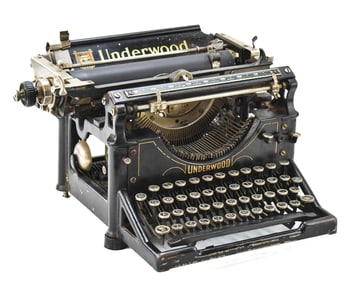 1920s UNDERWOOD NO. 5 STANDARD TYPEWRITER