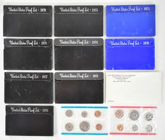1970-1979 UNITED STATES PROOF SETS