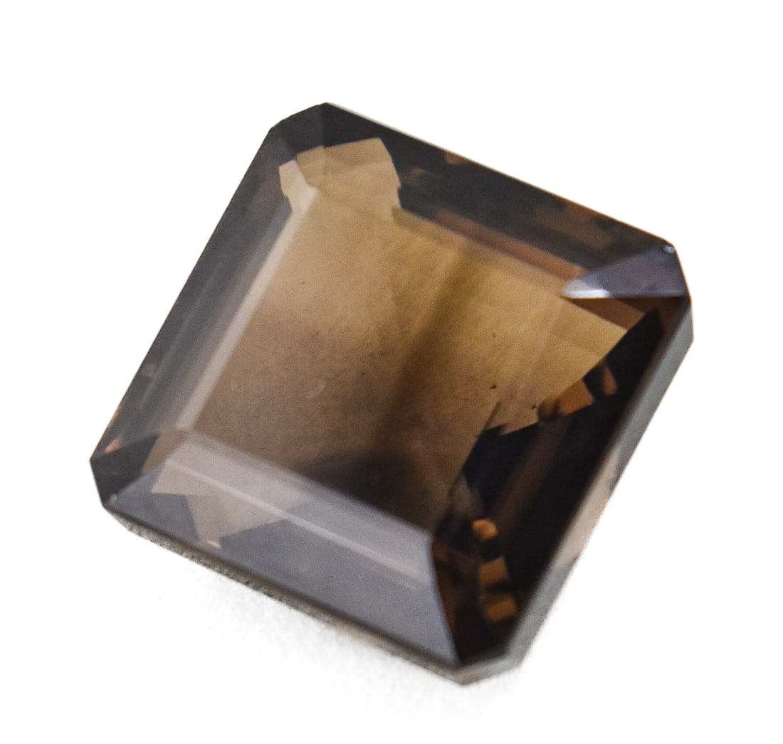 58 CTW CUSHION CUT SMOKEY CITRINE QUARTZ GEMSTONE (1 of 3)