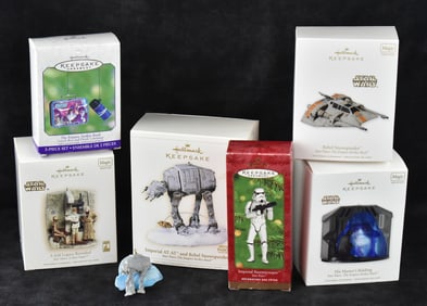 HALLMARK KEEPSAKE STAR WARS ORNAMENTS: A NEW HOPE & THE EMPIRE STRIKES BACK ON HOTH