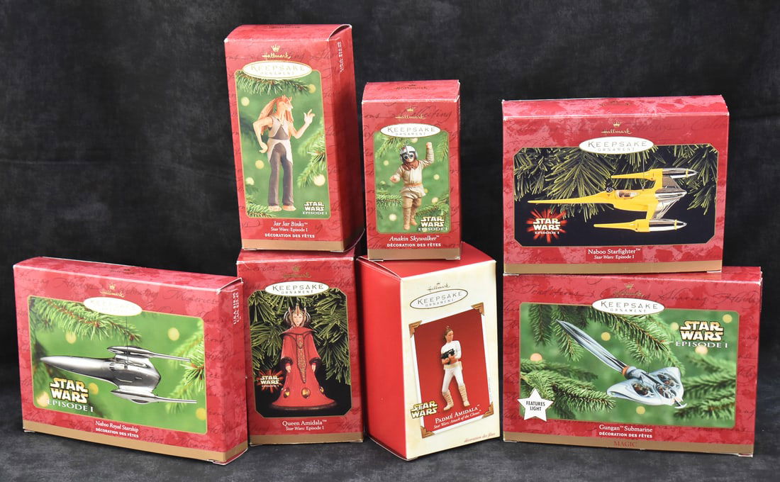 HALLMARK KEEPSAKE STAR WARS ORNAMENTS: THE PHANTOM MENACE (1 of 3)