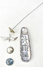 COLLECTION OF NAVAJO SILVER JEWELRY