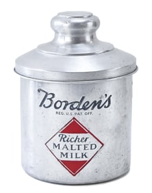 BORDEN'S MALTED MILK CANISTER
