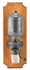ROBERTS, TUCKER & GOODWIN CANISTER WALL MOUNT COFFEE GRINDER