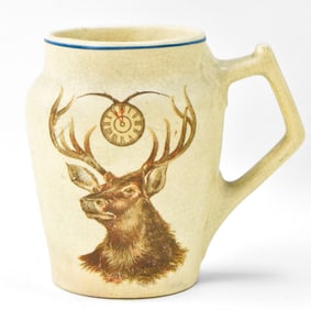 B.P.O.E. ELKS ROSEVILLE CREAMWARE MUG