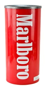 VINTAGE PHILIP MORRIS COCA-COLA FLOOR-STANDING ASHTRAY