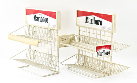 TWO VINTAGE MARLBORO STORE DISPLAY STANDS