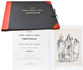 CATLIN'S NORTH AMERICAN INDIAN PORTFOLIO, 1970 SWALLOW PRESS EDITION