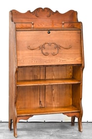 ANTIQUE OAK LADIES SECRETARY DESK