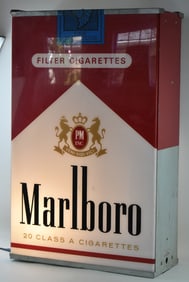 MARLBORO GIANT PACK LIGHT UP ADVERTISING SIGN