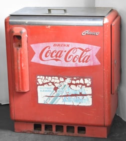 GLASCO FISHTAIL COCA-COLA COOLER