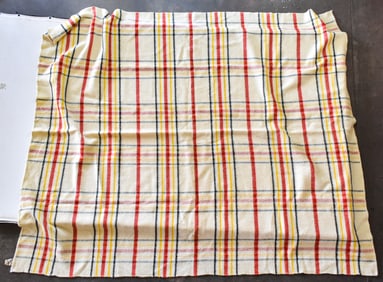 WARMBILT LIFETIME PLAID WOOL THROW BLANKET