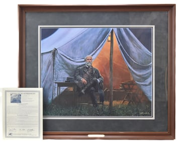 MORTON KUNSTLER 'THE LONELINESS OF COMMAND' LIMITED EDITION LITHOGRAPH