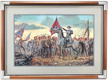 MORTON KUNSTLER 'THE LAST RALLY' LITHOGRAPH
