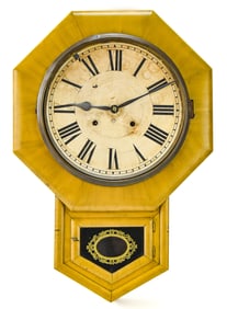 19TH C. ANSONIA WALL CLOCK