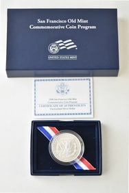 2006 SAN FRANCISCO OLD MINT COMMEMORATIVE COIN PROGRAM/UNCIRCULATED SILVER DOLLAR