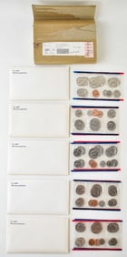 FIVE 1981 UNITED STATES MINT UNCIRCULATED COIN SETS