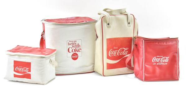 VINTAGE COCA-COLA INSULATED BAGS: NAPPY TOWN AND COUNTRY