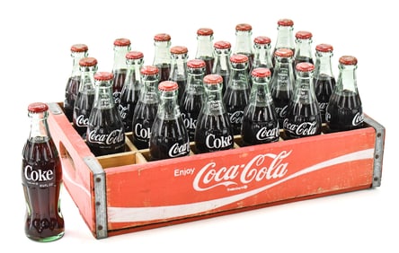 24 VINTAGE COCA-COLA CLASSIC 6-1/2 FLUID OUNCE BOTTLES: JEFFERSON CITY, MONTANA BOTTLING