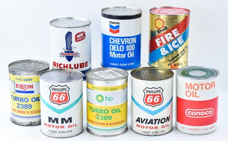 ASSORTED 1 QUART OIL CANS