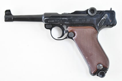 ERMA WERKE LA 22: GERMAN REPRODUCTION P08 LUGER PISTOL CHAMBERED IN .22 LR