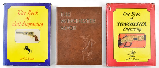 THREE WINCHESTER & COLT HISTORY & REFERENCE BOOKS