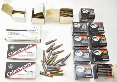 ASSORTED 7.62X39MM AMMUNITION