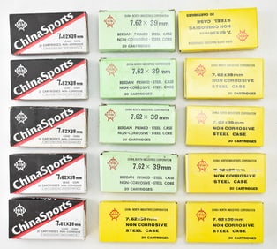 ASSORTED NORINCO 7.62X39 FMJ AMMUNITION