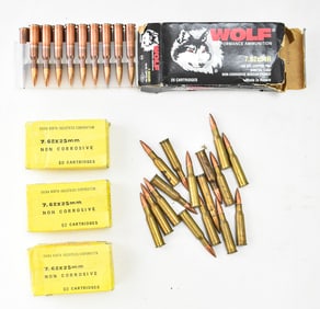 NORINCO 7.62X25MM TOKAREV & WOLF 7.62X54R RUSSIAN AMMUNITION