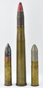 WWI & WWII U.S. NAVAL CANNON SHELLS