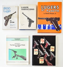 COLLECTION OF LUGER PISTOL HISTORY & REFERENCE BOOKS