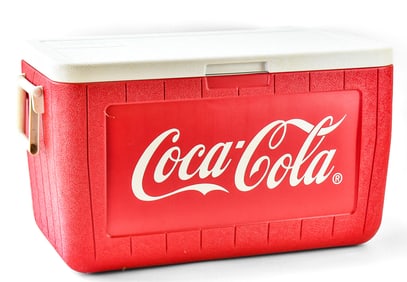 COCA-COLA COLEMAN PLASTIC COOLER