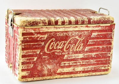 1950s COCA-COLA STYROFOAM COOLER