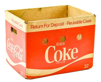 COCA-COLA CARDBOARD REUSABLE CASE