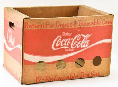 COCA-COLA CARDBOARD REUSABLE CASE
