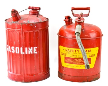 EAGLE MFG. & GW METAL GASOLINE CANS