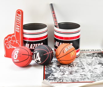 COLLECTION OF VINTAGE PORTLAND BLAZERS MEMORABILIA
