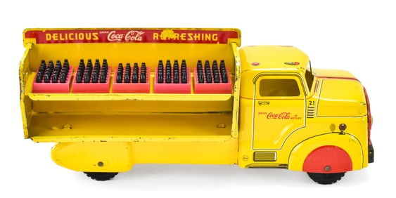 1950s MARX COCA-COLA TOY DELIVERY TRUCK