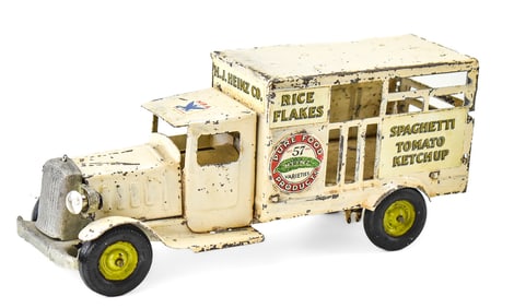 METALCRAFT HEINZ PRESSED STEEL DELIVERY TRUCK