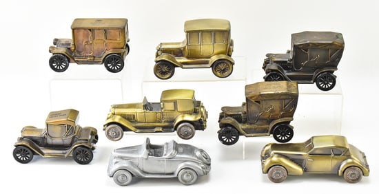 COLLECTION OF MODEL CAR BANKS