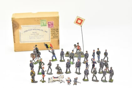 PRE-WAR COLLECTION OF CAST LEAD TOY SOLDIERS