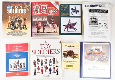 TOY SOLDIER REFERENCE BOOKS, RECEIPTS, AND CORRESPONDENCE
