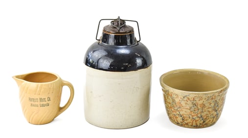 ASSORTED STONEWARE