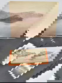 EARLY 20TH CENTURY PHOTOGRAPHY: CRATER LAKE, FARALLON ISLANDS, ZOO ANIMALS