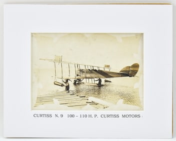 CURTISS MOTORS CURTIS N-9 ORIGINAL AIRPLANE PHOTOGRAPH