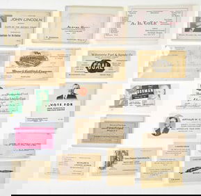 COLLECTION OF EARLY 20TH CENTURY BUSINESS CARDS & MORE
