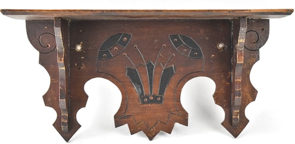 VICTORIAN EASTLAKE WALL SHELF