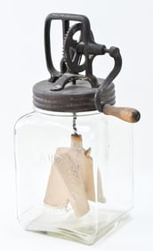 ANTIQUE DAZEY BUTTER CHURN