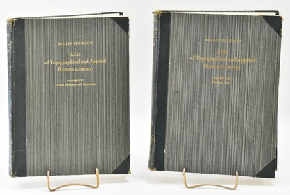 EDUARD PERNKOPF 'ATLAS OF ANATOMY' TWO VOLUME SET